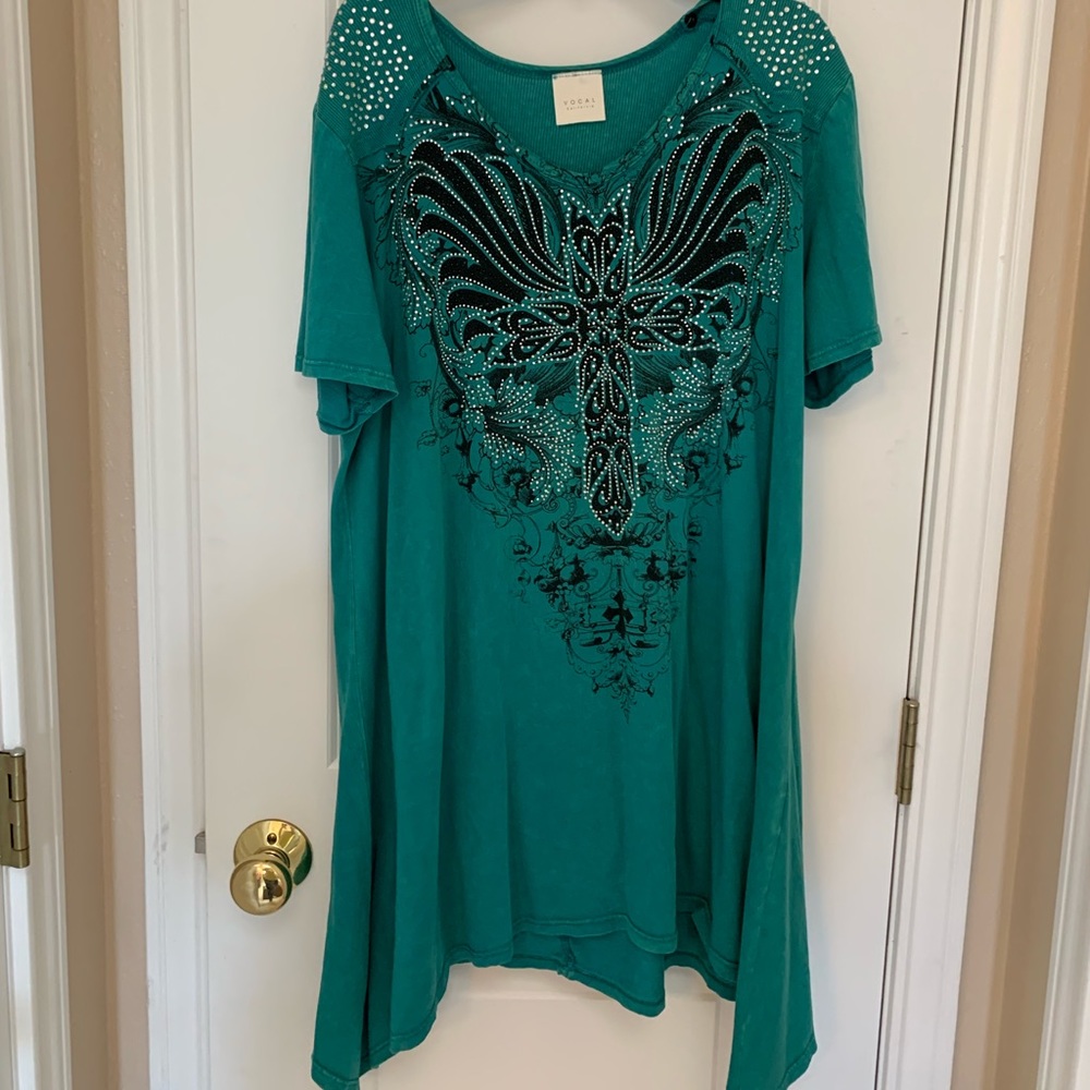Tunic  great condition with tons of bling